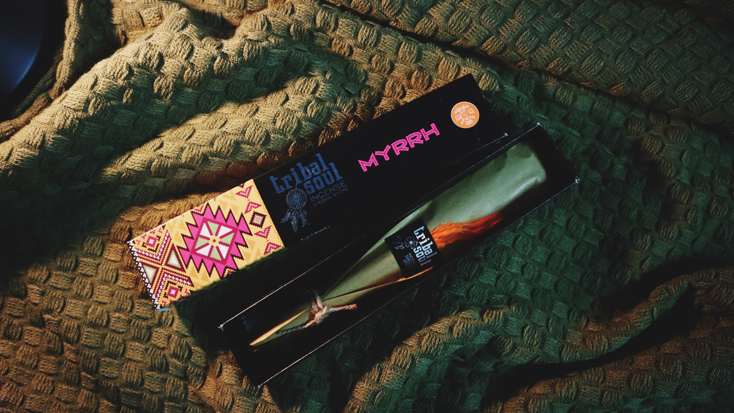 沒藥 Myrrh | 接收大地的能量&提神 | Tribal Soul 線香 Incense Sticks