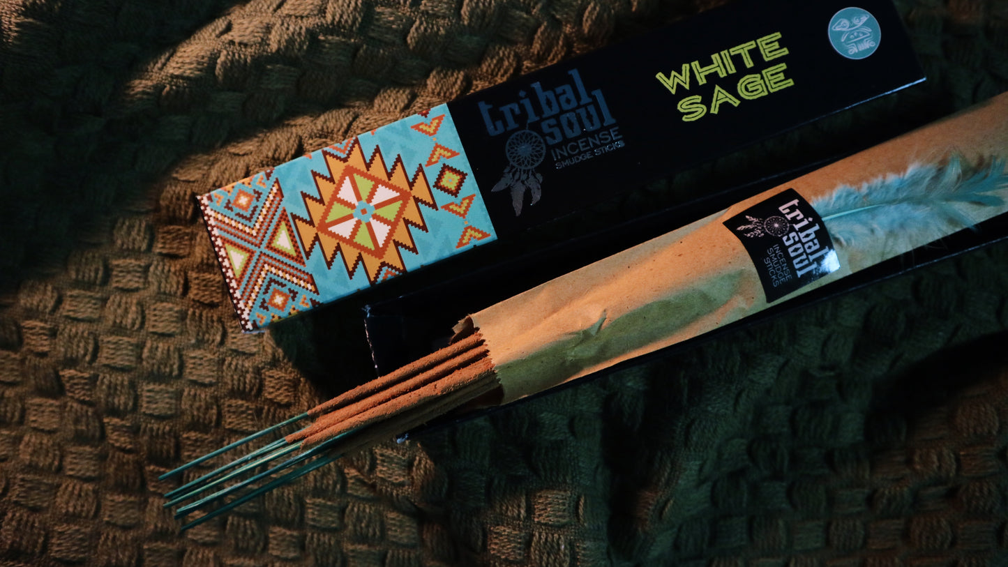 白鼠尾草 White Sage | 驅散負能量 | Tribal Soul 線香 Incense Sticks