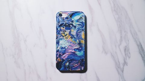 實驗品系列|與我無關的世界|手繪油畫風手機殼