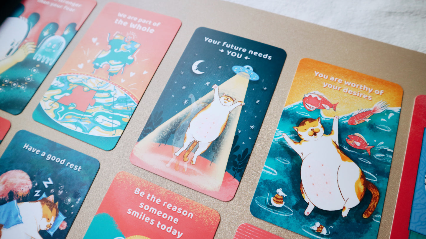 原創設計 Everyday Affirmation Cards (一盒38入) | Oddkido Studio
